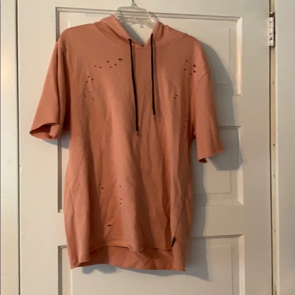 Short sleeve hoodie